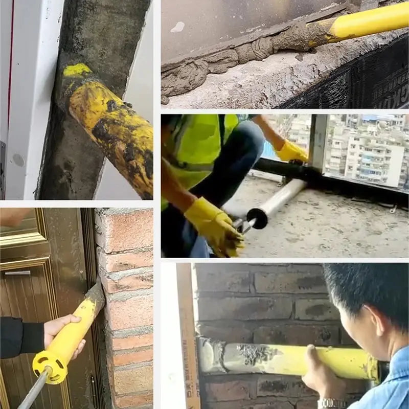 Practical cement cartridge press for precise wall and wall repairs