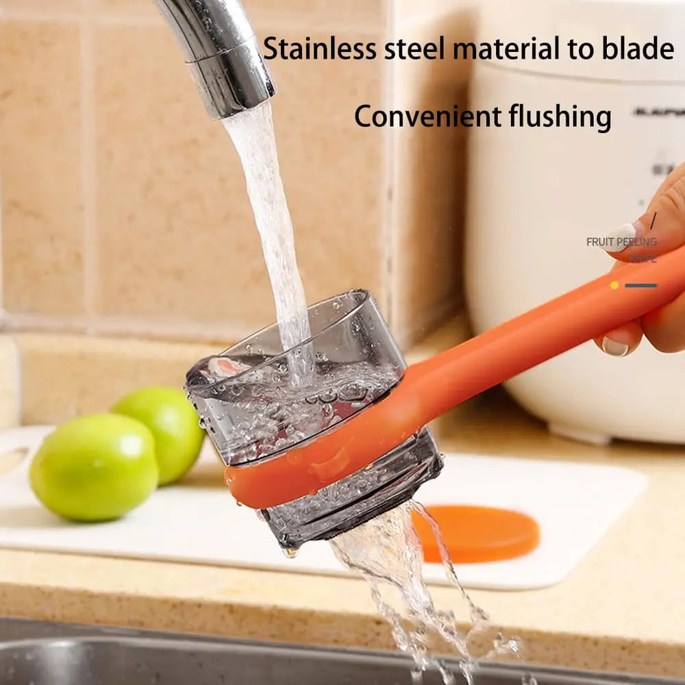 Practical Peeler with Collection Container – clean peeling without waste
