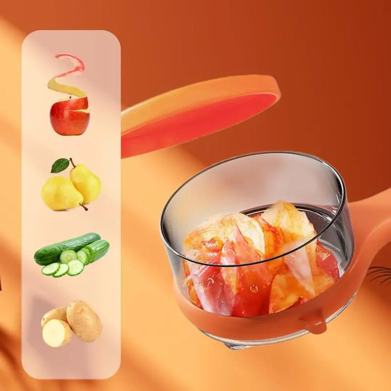 Practical Peeler with Collection Container – clean peeling without waste