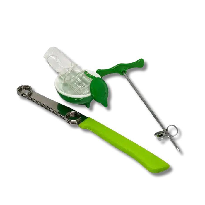 Practical Kitchen Set 3-in-1 – Peeler, Spiral Cutter & Citrus Juicer in one