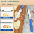 Practical Kitchen Set 3-in-1 – Peeler, Spiral Cutter & Citrus Juicer in one