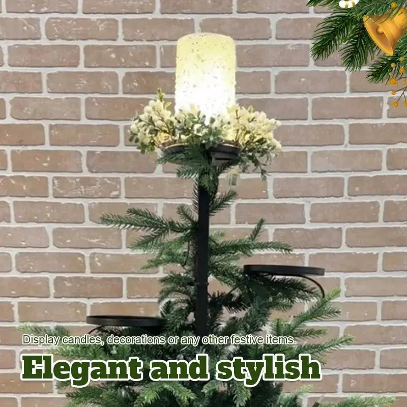 Practical shelf for Christmas tree