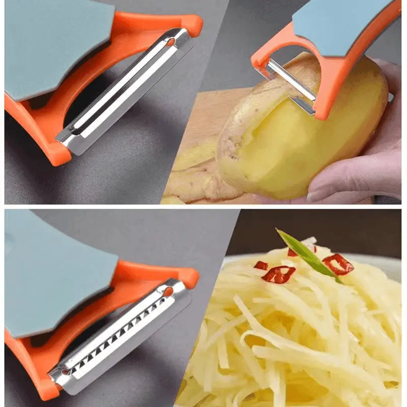 Precise 2-in-1 garden and household scissors for effortless cutting