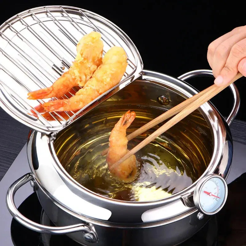 Precision Stainless Steel Fryer – Perfect, Crispy Results