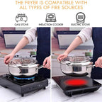 Precision Stainless Steel Fryer – Perfect, Crispy Results