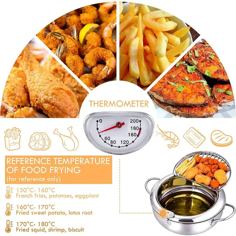 Precision Stainless Steel Fryer – Perfect, Crispy Results