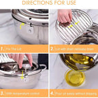 Precision Stainless Steel Fryer – Perfect, Crispy Results