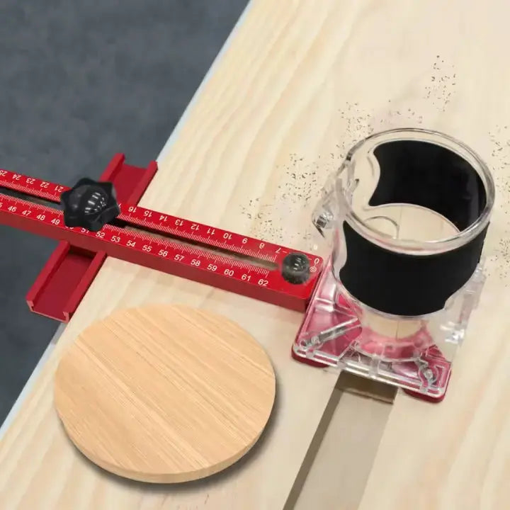 Milling template for precise woodworking