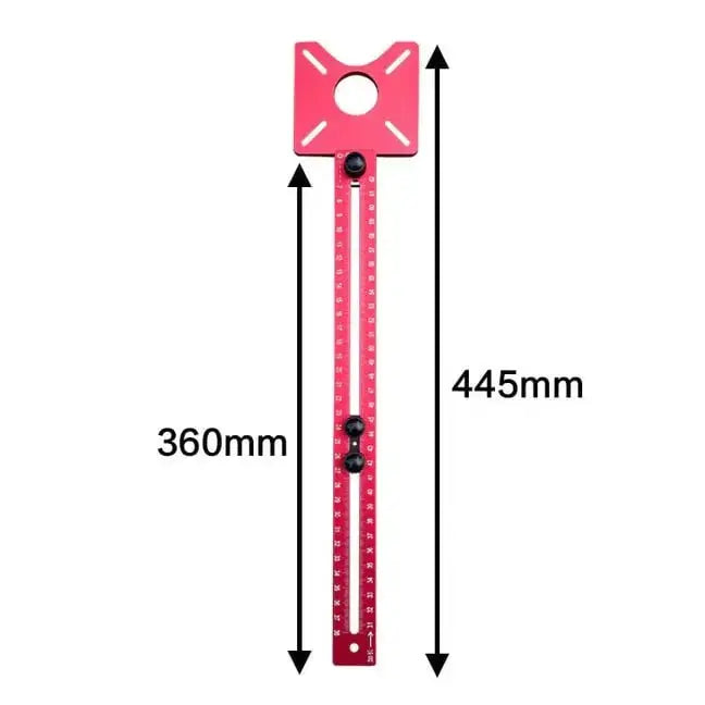 Precision milling template for exact woodworking