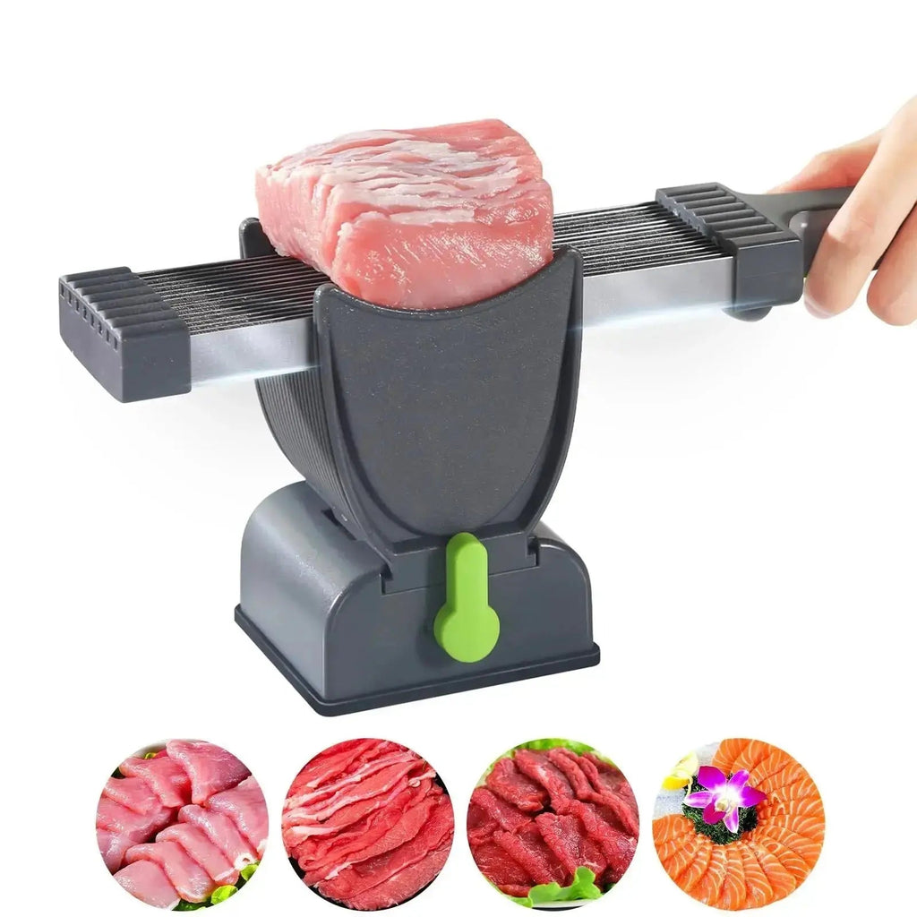 Precise 17-blade meat slicer – uniform professional slices