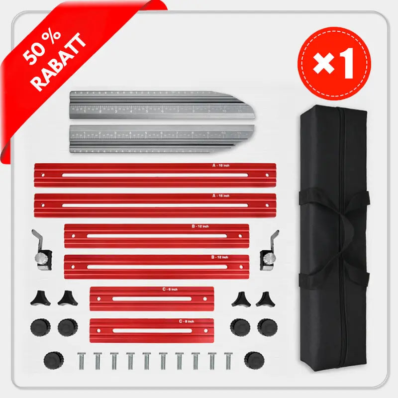 Precise Stair Measuring Tool — Adjustable Aluminum Angle Template