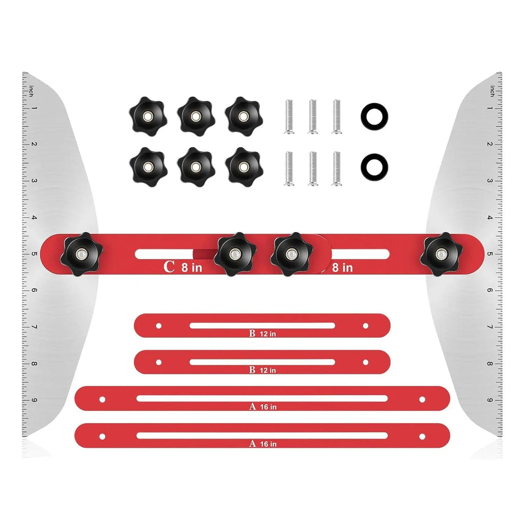 Precise Stair Measuring Tool — Adjustable Aluminum Angle Template