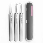 Precision Tweezer Set – Acknowledge tools made of stainless steel for flawless skin