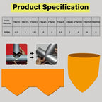 Precision template for accurate pipe saddle cuts