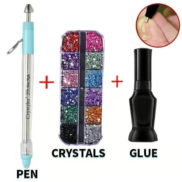 Precision pen for rhinestone art – ideal for DIY & embroidery