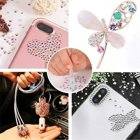 Precision pen for rhinestone art – ideal for DIY & embroidery