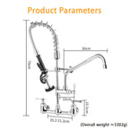 Commercial Kitchen Faucet, Restaurant And Hotel Faucet, High Pressure Hot And Cold Dishwashing Shower