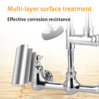 Commercial Kitchen Faucet, Restaurant And Hotel Faucet, High Pressure Hot And Cold Dishwashing Shower