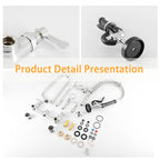 Commercial Kitchen Faucet, Restaurant And Hotel Faucet, High Pressure Hot And Cold Dishwashing Shower