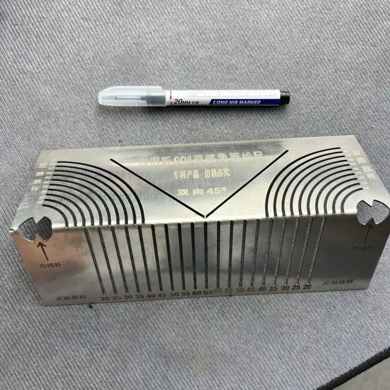 PrecisionFlex Marking Tool — Metal Angle and Curve Measuring Tool