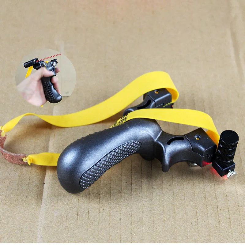 Precision Laser Slingshot with Sight – LaserAim Pro for Outdoor Exercise and Fun
