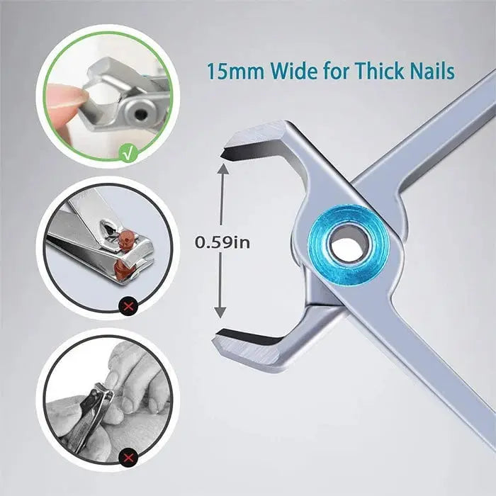 Premium Nail Clipper made of stainless steel – For thick nails & clean cuts
