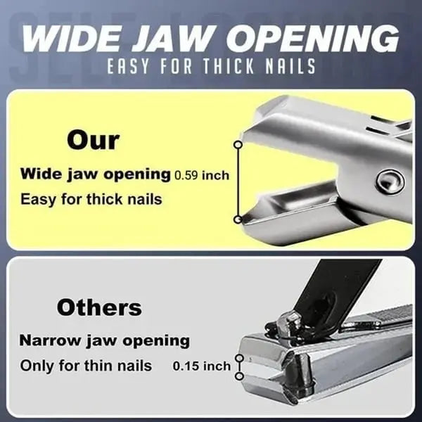 Premium Nail Clipper made of stainless steel – For thick nails & clean cuts