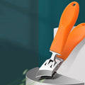 Nail clipper with wide handle & splash guard – For thick nails without effort