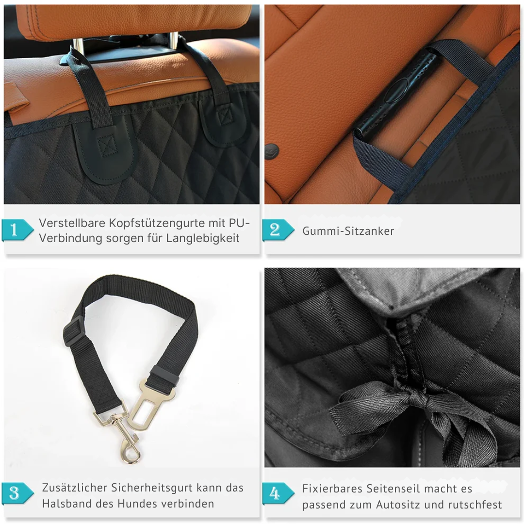 Waterproof dog car seat cover scratch-resistant