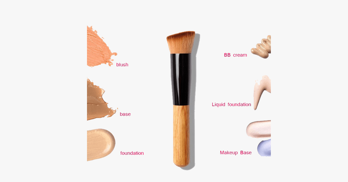 Premium multifunctional makeup brush with wooden handle – Luxurious accessory for your makeup set