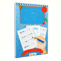 Preschool Workbook Reusable Practice Booklets Learn Letters Numbers