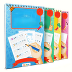 Preschool Workbook Reusable Practice Booklets Learn Letters Numbers