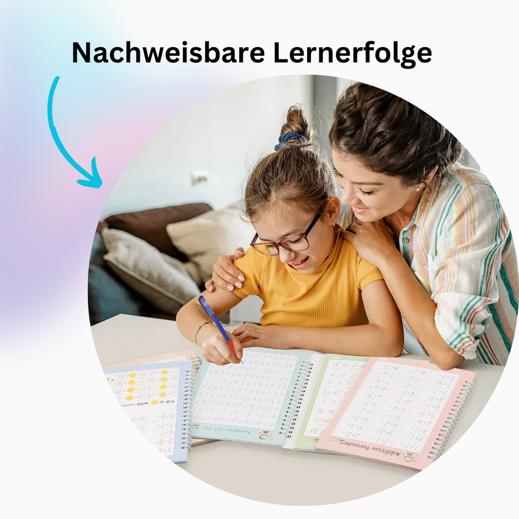 Learning books for children | 4-piece set