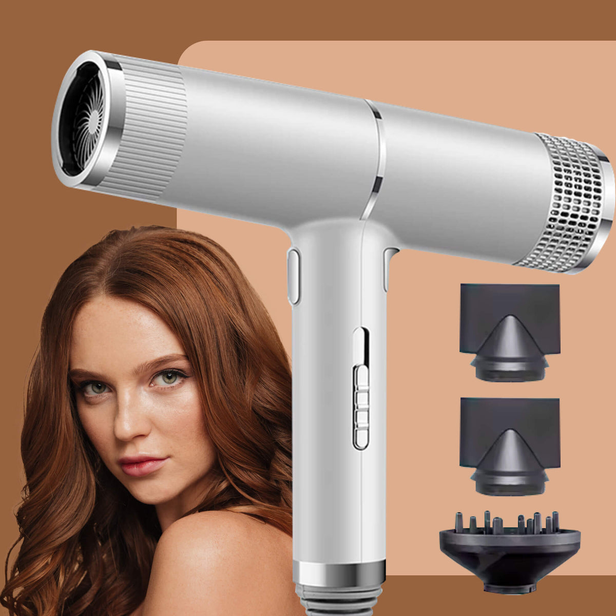 Professional Ionic Hair Dryer | 700W, Ceramic Technology & Adjustable Speeds for Frizz-Free, Shiny Hair at Home