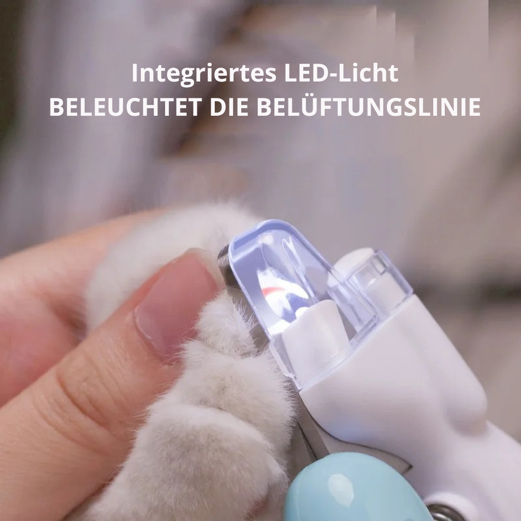 Claw cutter with LED light & safety lock