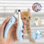 Claw cutter with LED light & safety lock