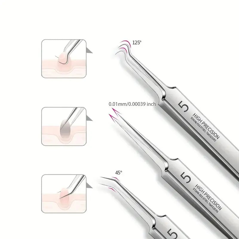 Professional Tweezers Set