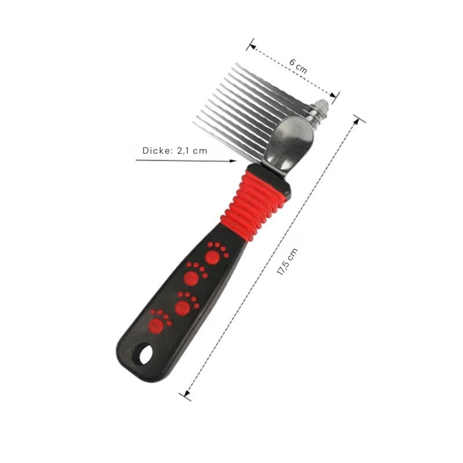 Professional hair remover with stainless steel blades
