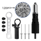 Professional Stapler Adapter Kit with 4 Different Nozzles