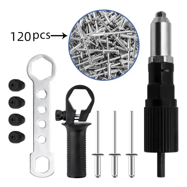 Professional Stapler Adapter Kit with 4 Different Nozzles