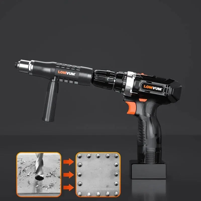 Professional Stapler Adapter Kit with 4 Different Nozzles