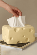 3D Cheese Design Tissue Holder for Creativity