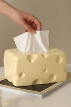 3D Cheese Design Tissue Holder for Creativity
