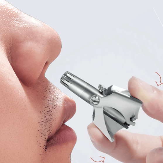 Pain-free stainless steel hair removal for nose & ears