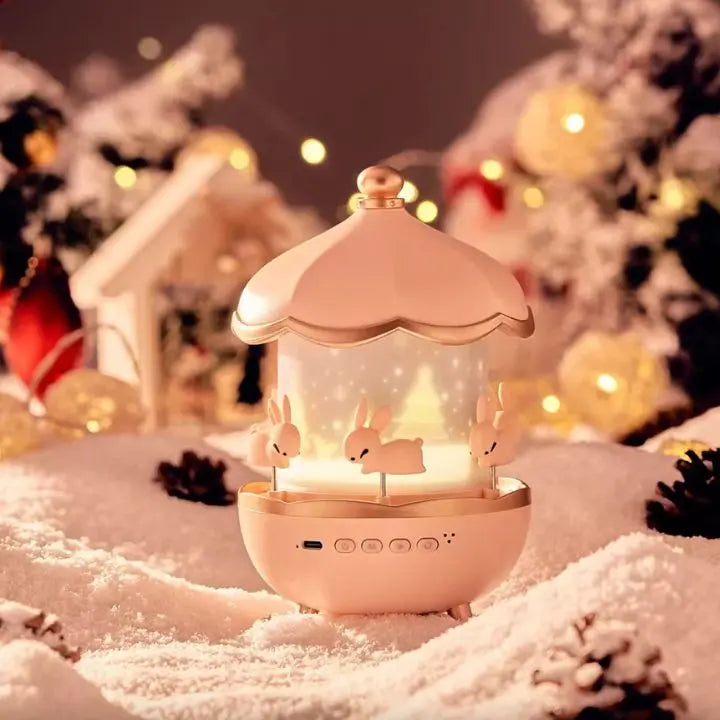 Projector night lamp with 12 motifs & Bluetooth – For magical light moments