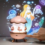 Projector night lamp with 12 motifs & Bluetooth – For magical light moments