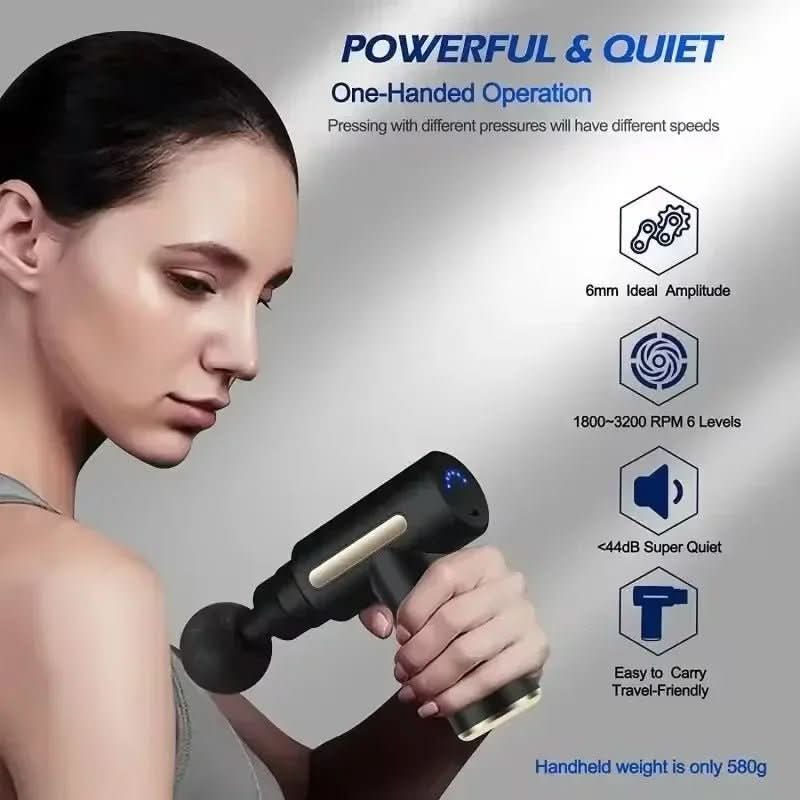 Massage gun for targeted muscle relaxation & regeneration