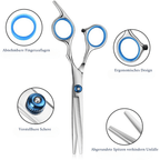10-piece DIY hairdresser set for precise haircuts at home