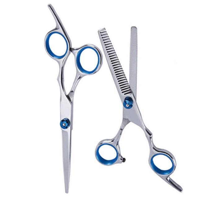 10-piece DIY hairdresser set for precise haircuts at home