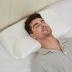 Orthopedic Memory Foam Pillow for Neck Pain – Ergonomic Contour Cervical Support Pillow for Side, Back & Stomach Sleepers
